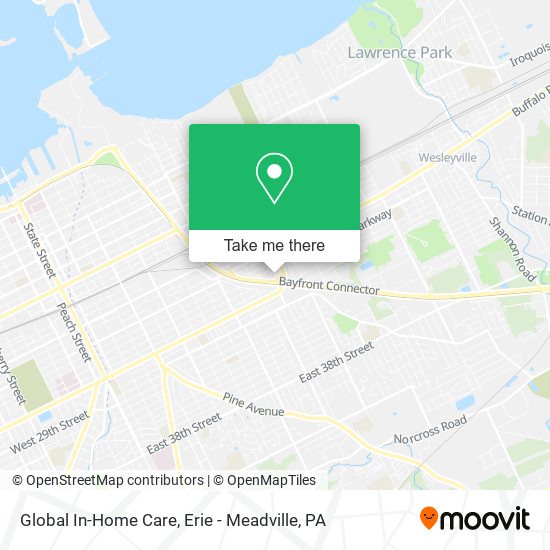 Global In-Home Care map