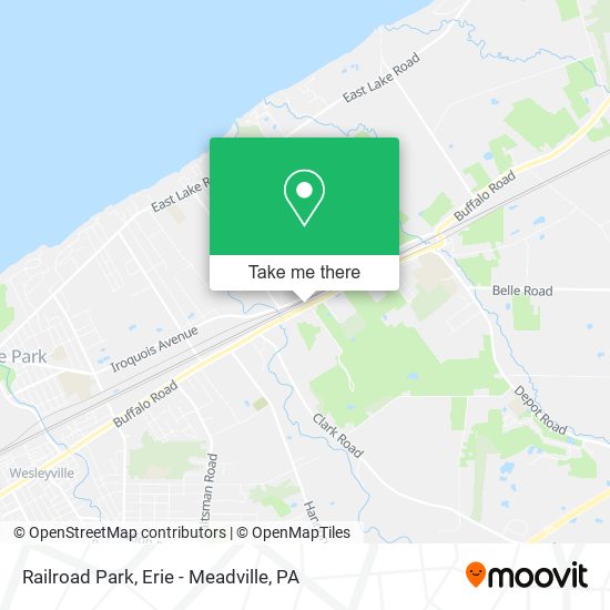 Railroad Park map