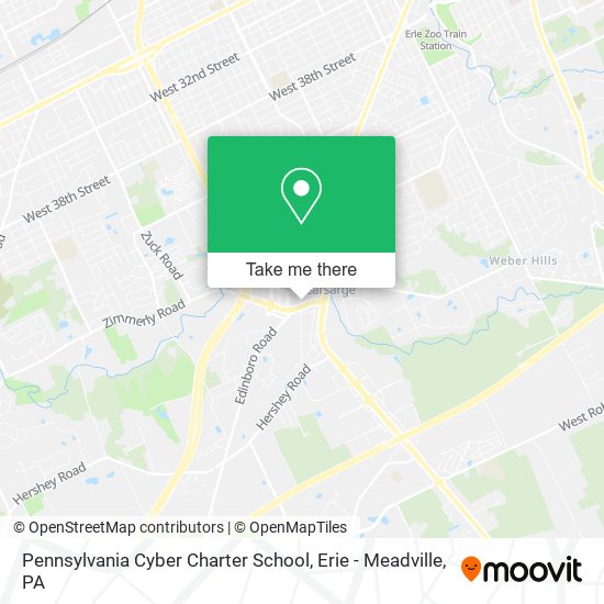Pennsylvania Cyber Charter School map