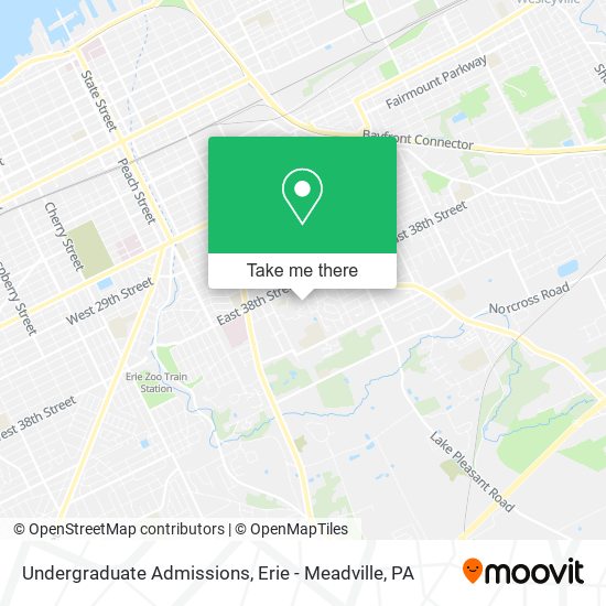 Undergraduate Admissions map