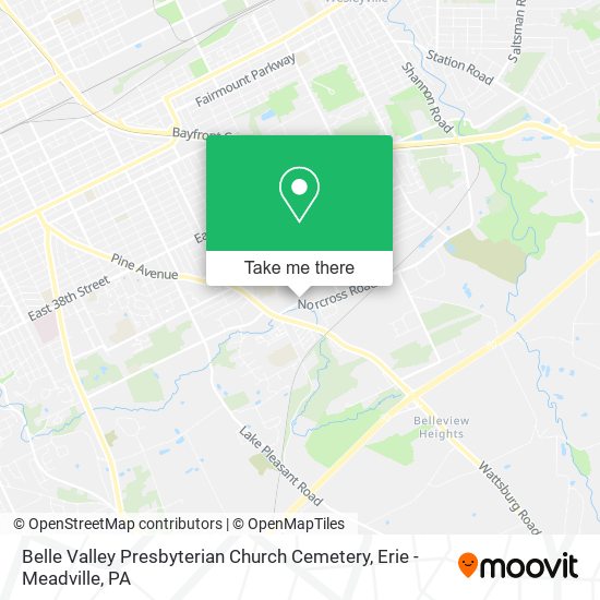 Mapa de Belle Valley Presbyterian Church Cemetery