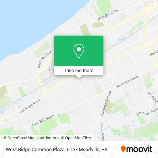 West Ridge Common Plaza map