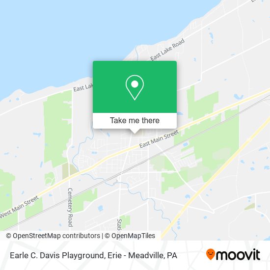 Mapa de Earle C. Davis Playground