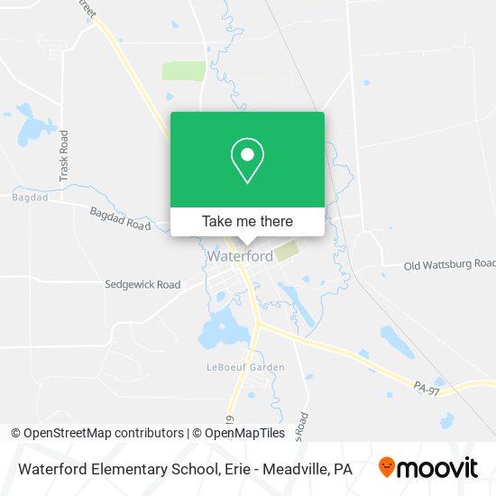 Waterford Elementary School map