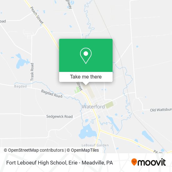 Fort Leboeuf High School map