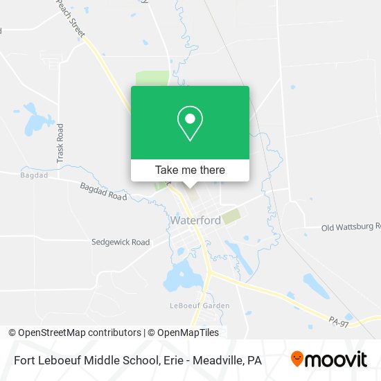 Fort Leboeuf Middle School map