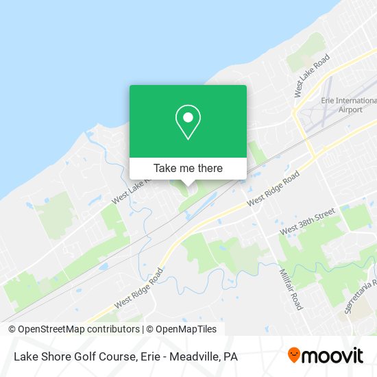 Mapa de Lake Shore Golf Course