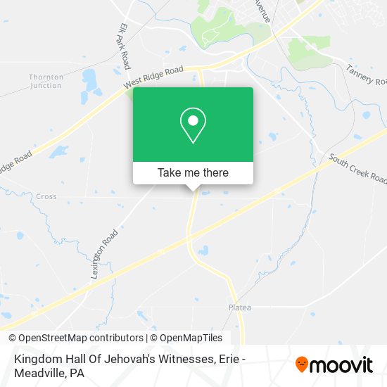 Kingdom Hall Of Jehovah's Witnesses map