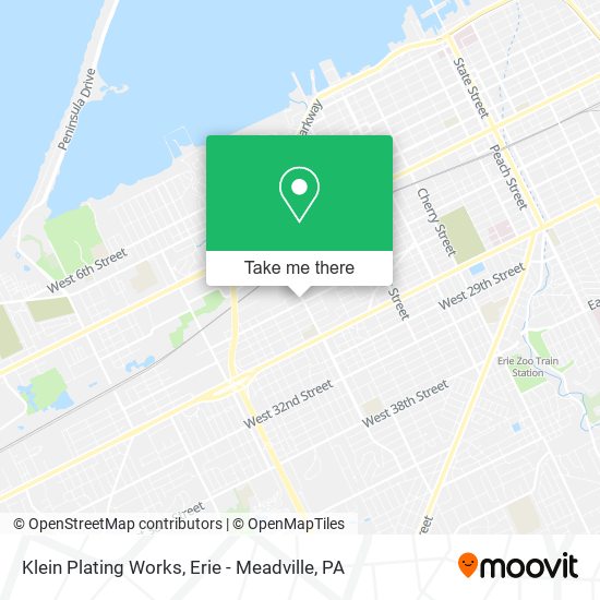 Mapa de Klein Plating Works