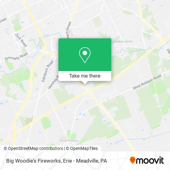 Big Woodie's Fireworks map