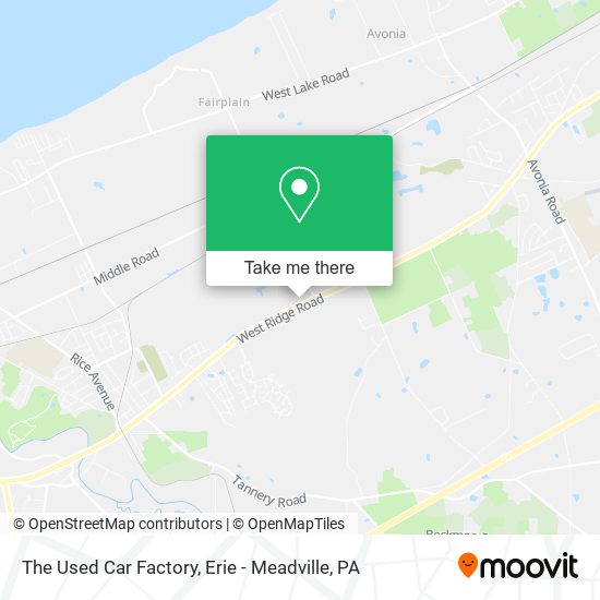 Mapa de The Used Car Factory