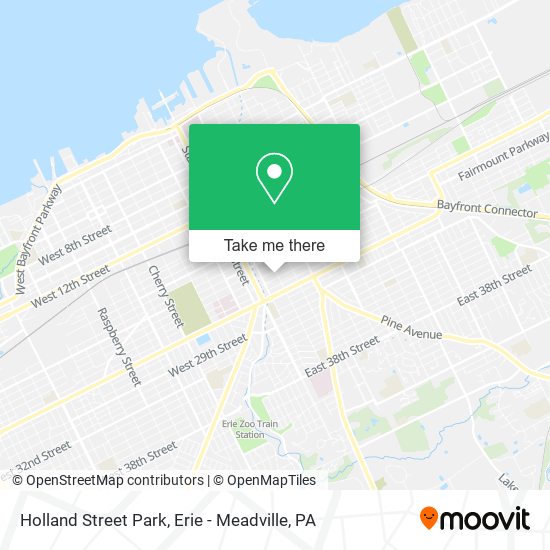 Holland Street Park map