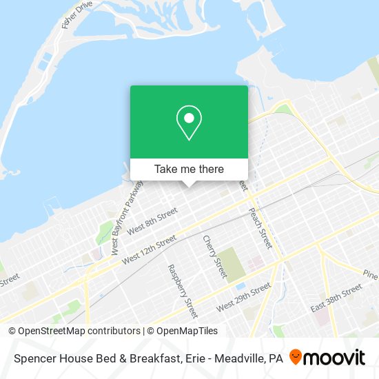 Spencer House Bed & Breakfast map