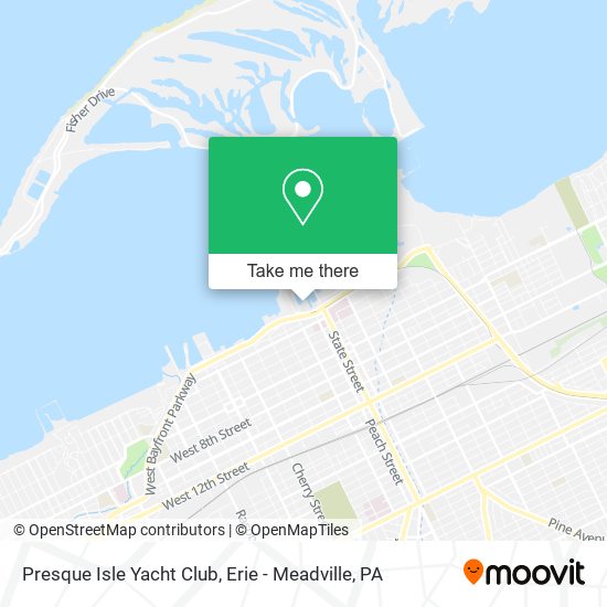 Mapa de Presque Isle Yacht Club