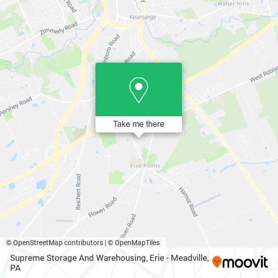 Supreme Storage And Warehousing map