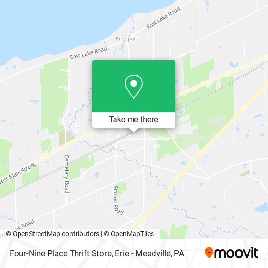 Four-Nine Place Thrift Store map