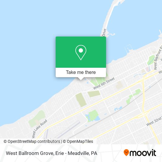 West Ballroom Grove map