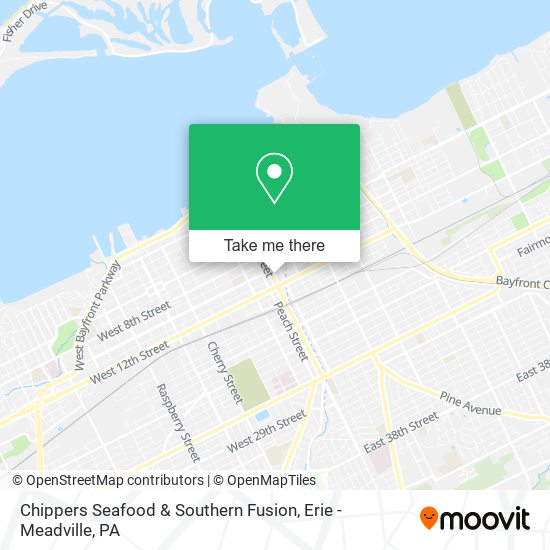 Chippers Seafood & Southern Fusion map