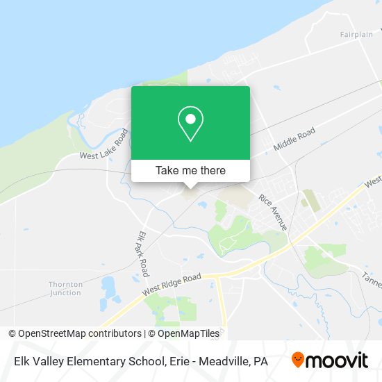 Elk Valley Elementary School map