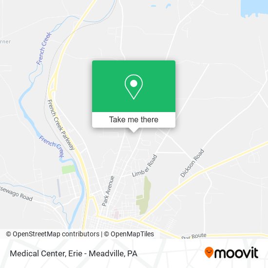 Mapa de Medical Center