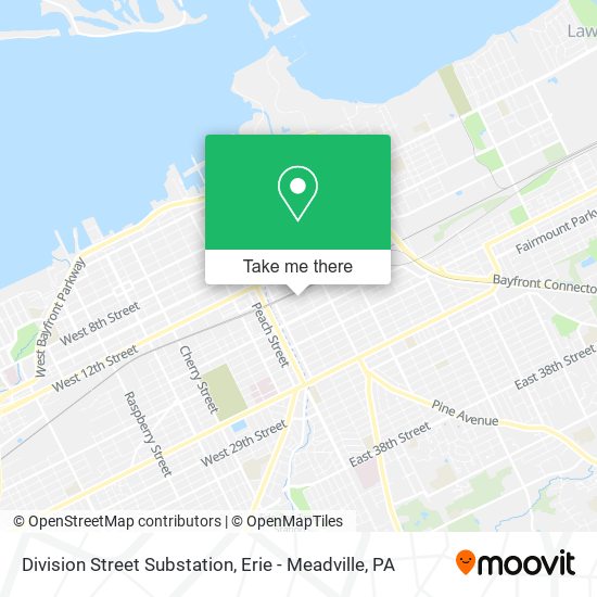 Division Street Substation map