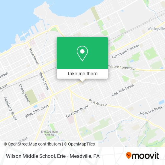 Wilson Middle School map