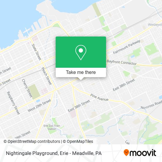 Mapa de Nightingale Playground