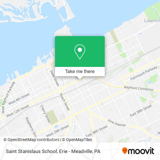 Saint Stanislaus School map
