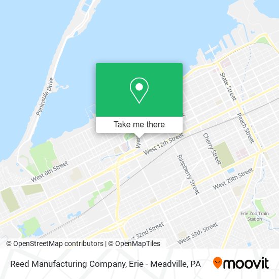 Mapa de Reed Manufacturing Company