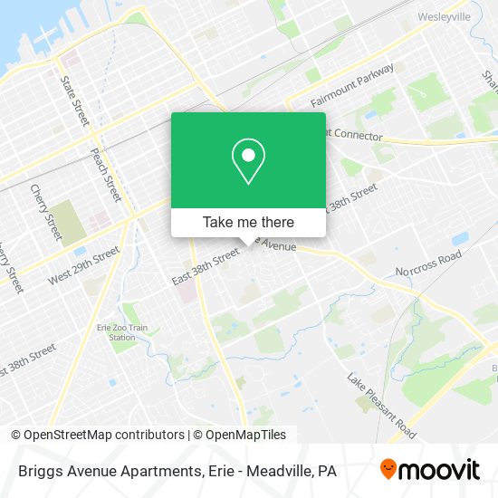 Mapa de Briggs Avenue Apartments