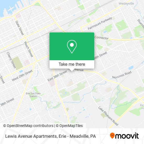 Lewis Avenue Apartments map