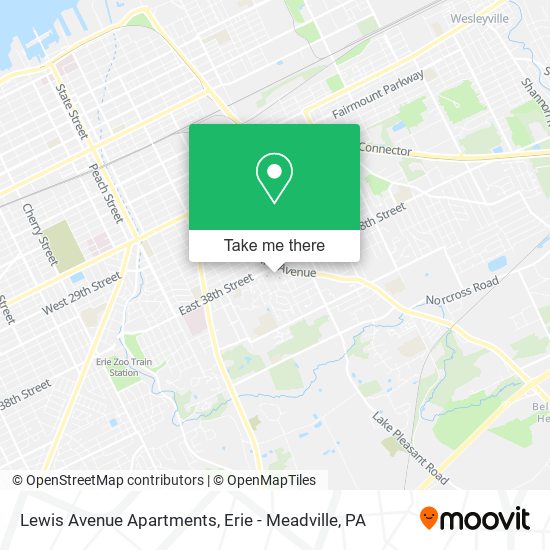 Mapa de Lewis Avenue Apartments