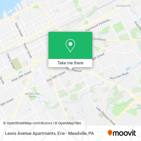 Mapa de Lewis Avenue Apartments