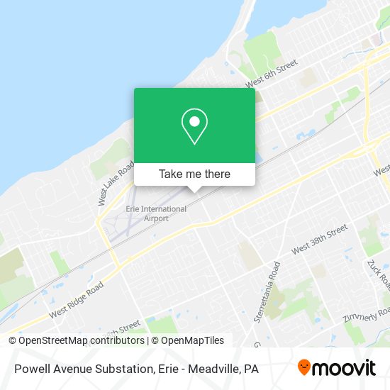 Mapa de Powell Avenue Substation