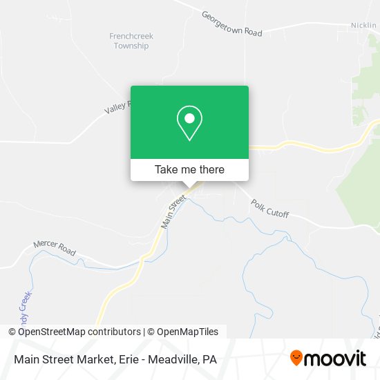 Main Street Market map