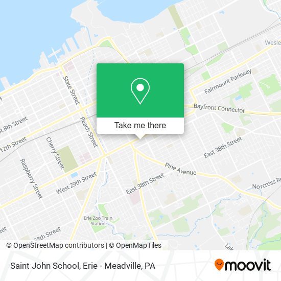 Saint John School map