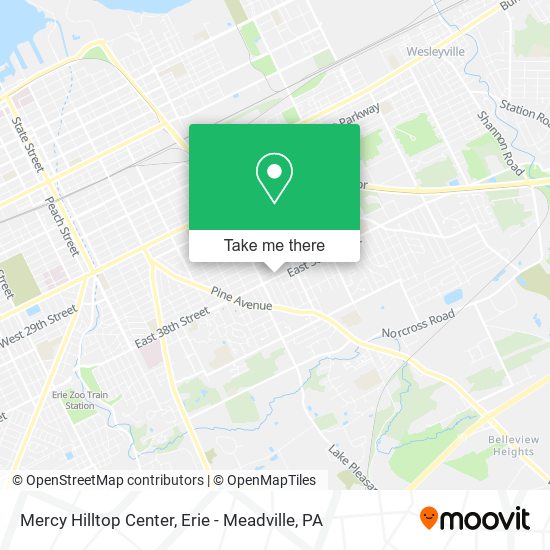 Mapa de Mercy Hilltop Center