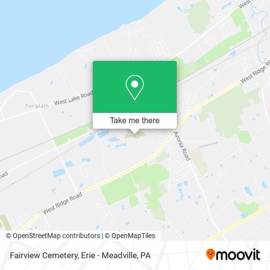 Fairview Cemetery map