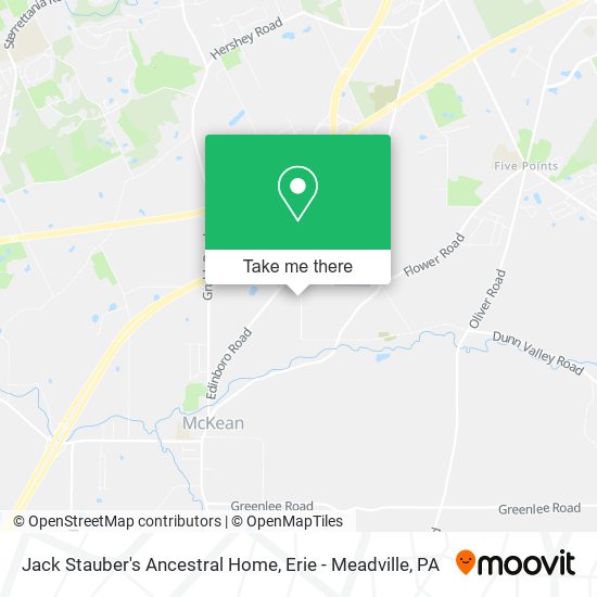 Jack Stauber's Ancestral Home map