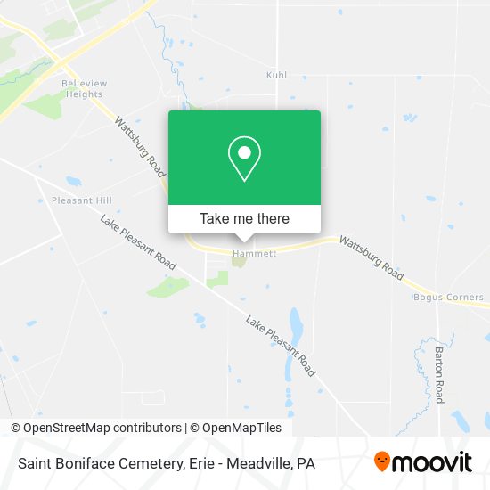 Saint Boniface Cemetery map