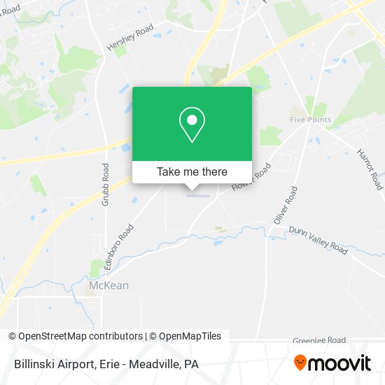 Billinski Airport map