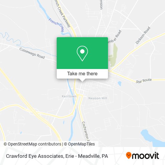 Mapa de Crawford Eye Associates
