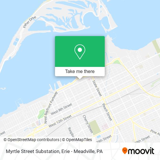 Myrtle Street Substation map