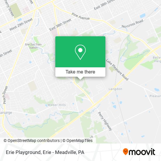 Erie Playground map