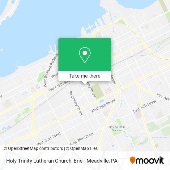 Holy Trinity Lutheran Church map