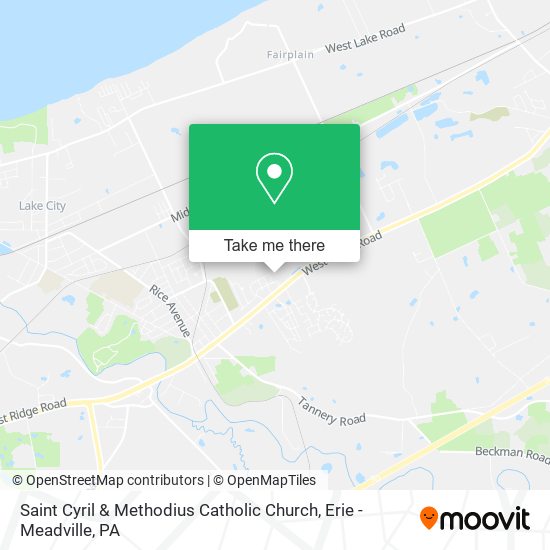 Saint Cyril & Methodius Catholic Church map
