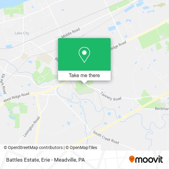 Mapa de Battles Estate