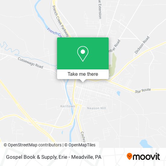 Gospel Book & Supply map