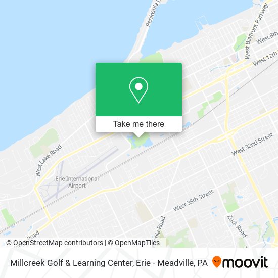 Millcreek Golf & Learning Center map