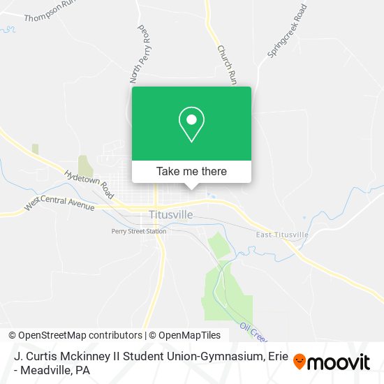 Mapa de J. Curtis Mckinney II Student Union-Gymnasium